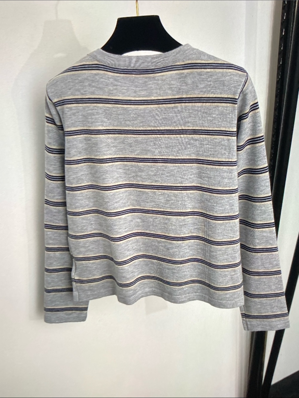 Miu Miu Stripe Knit Matching Set Cardigan + Tank Only Tried-On - Picture 5 of 8
